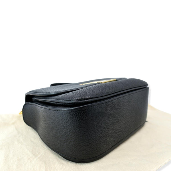 LOUIS VUITTON Vivienne NM Grained Calfskin Leather Shoulder Bag Black- sold