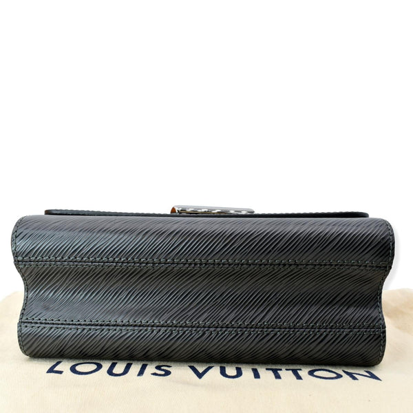 LOUIS VUITTON LV Twist MM Grained Epi Shoulder Bag Black
