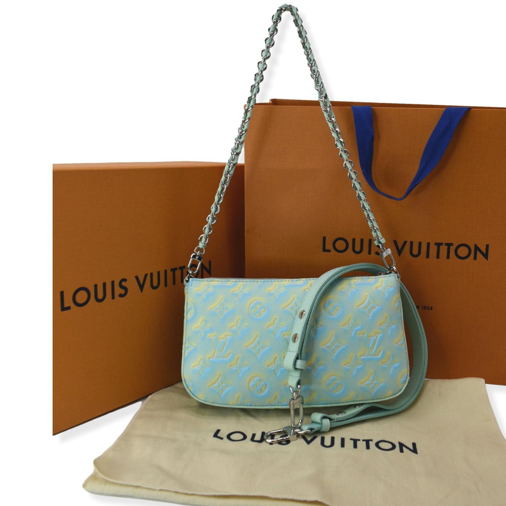 Louis Vuitton MULTI POCHETTE ACCESSOIRES-M44813 GREEN/PINK/BLUE - Luxuryeasy