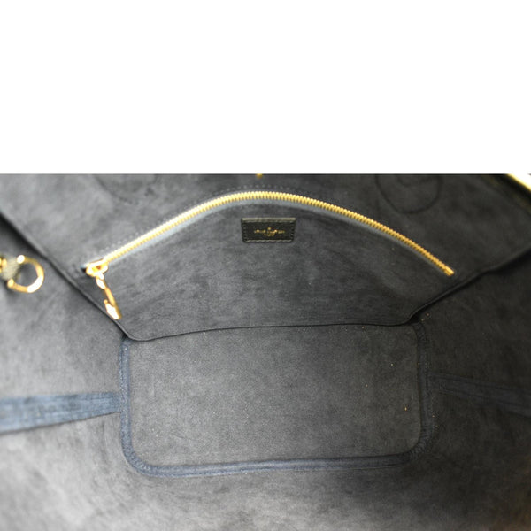 Louis Vuitton Neverfull MM Monogram Empreinte Tote Bag Black