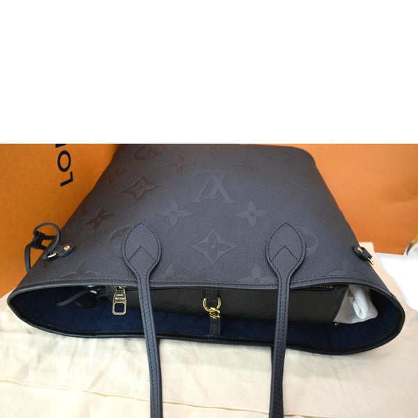 Louis Vuitton Neverfull MM Monogram Empreinte Tote Bag Black