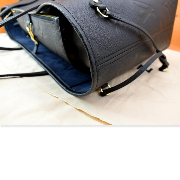 Louis Vuitton Neverfull MM Monogram Empreinte Tote Bag Black