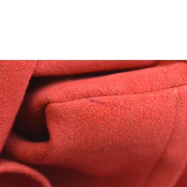 LOUIS VUITTON Saleya PM Damier Ebene Tote Shoulder Bag Brown