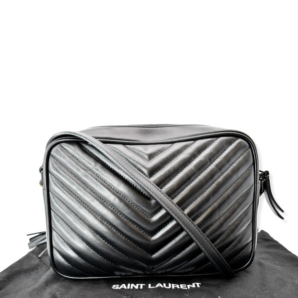 Yves Saint Laurent Lou Chevron Leather Camera Bag | D. Designer Handbags