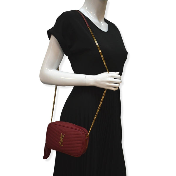 Yves Saint Laurent Mini Lou Leather Camera Crossbody Bag