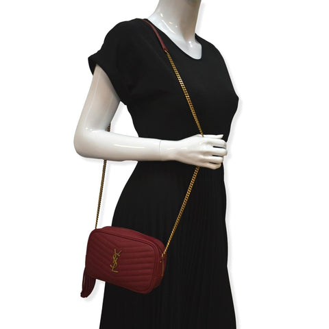 Yves Saint Laurent Mini Lou Leather Camera Crossbody Bag