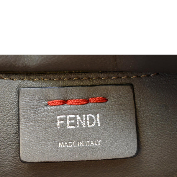 FENDI 3 Jours Calfskin Leather Shoulder Bag Red