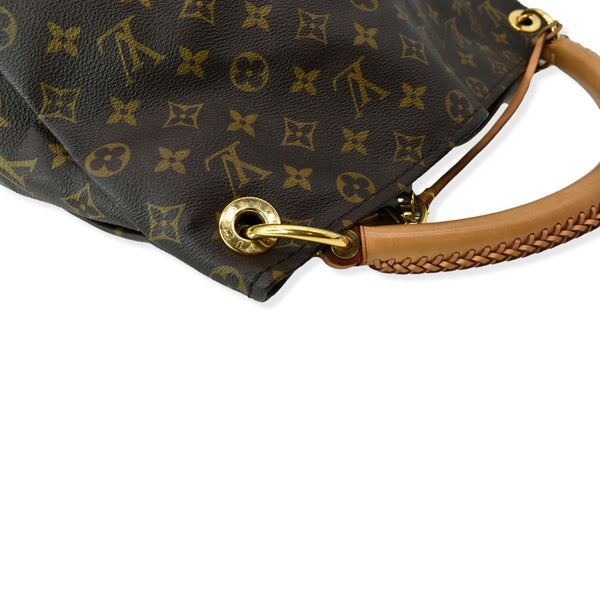 LOUIS VUITTON Artsy MM Monogram Canvas Hobo Bag Brown