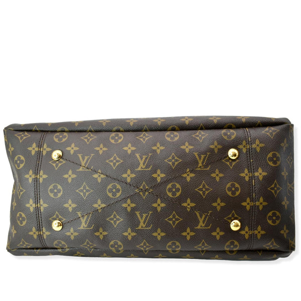LOUIS VUITTON Artsy MM Monogram Canvas Hobo Bag Brown