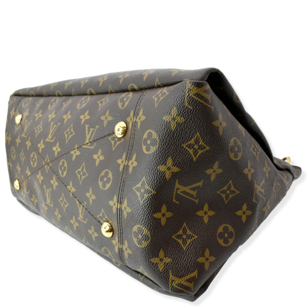 LOUIS VUITTON Artsy MM Monogram Canvas Hobo Bag Brown