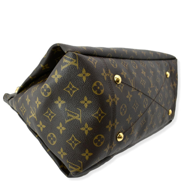 LOUIS VUITTON Artsy MM Monogram Canvas Hobo Bag Brown