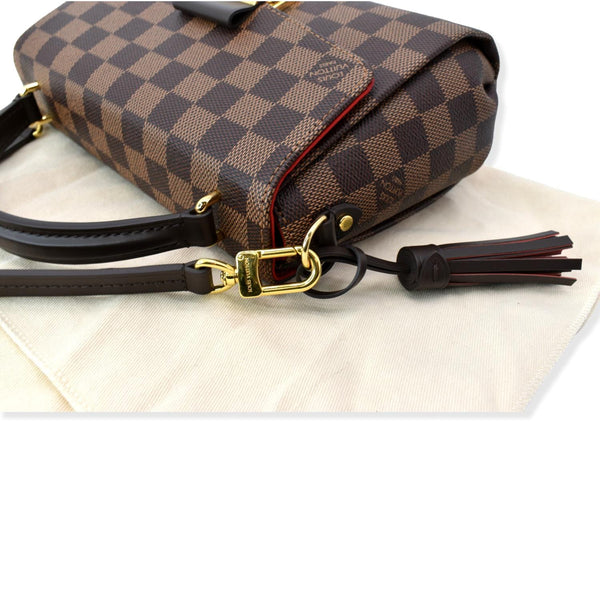 LOUIS VUITTON Croisette Damier Ebene Crossbody Bag Brown
