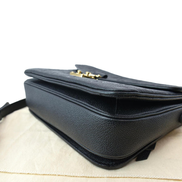LOUIS VUITTON Metis Pochette Empreinte Leather Crossbody Bag Black
