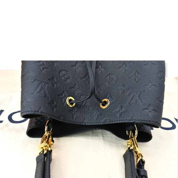 LOUIS VUITTON NeoNoe MM Monogram Empreinte Shoulder Bag Black