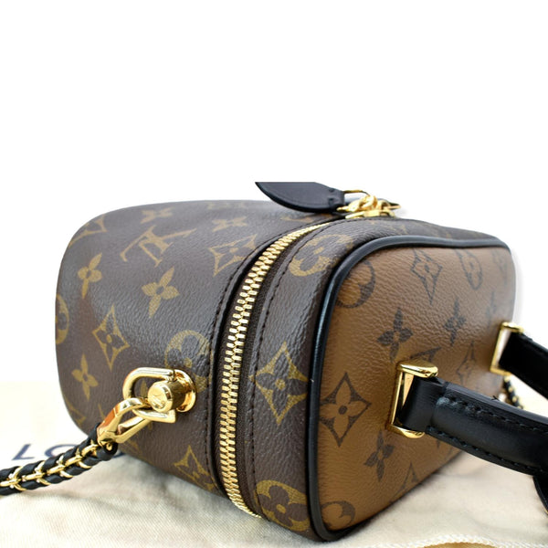 LOUIS VUITTON Vanity PM Monogram Reverse Canvas Crossbody Bag Brown