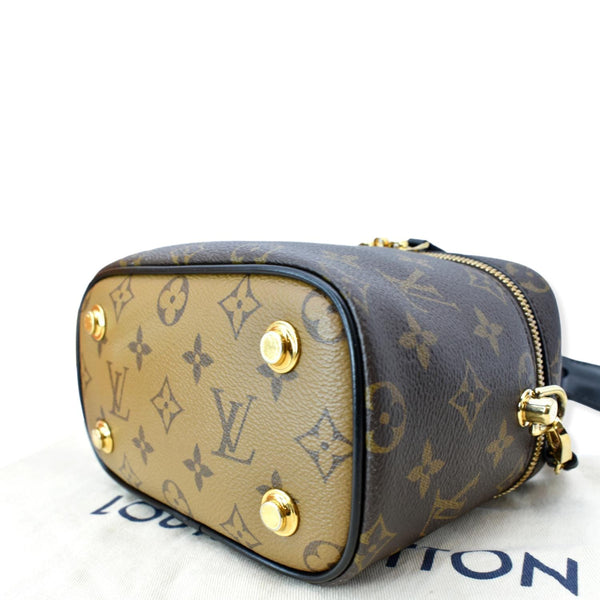 LOUIS VUITTON Vanity PM Monogram Reverse Canvas Crossbody Bag Brown
