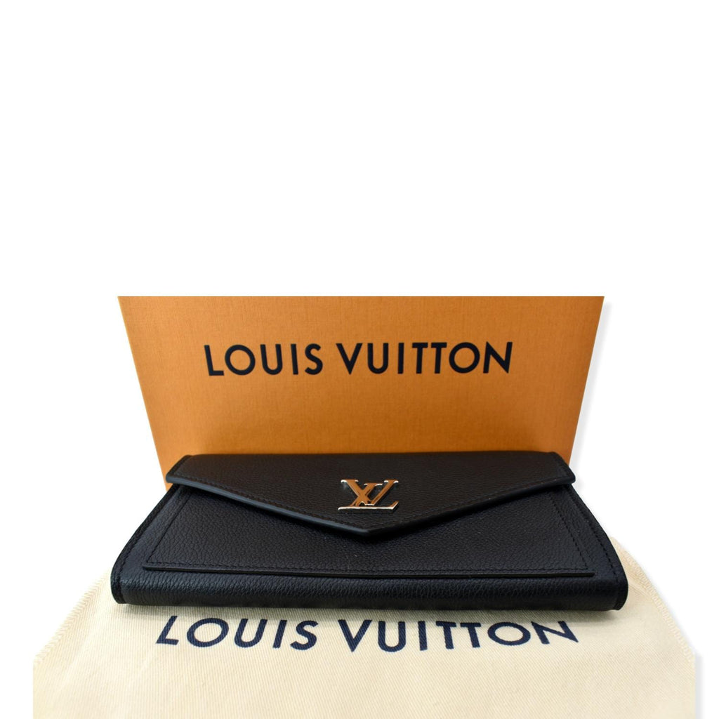 LOUIS VUITTON Portefeuille My Lock Me Compact Wallet Trifold M62947 LV Noir