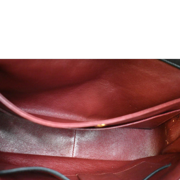 CHANEL Vintage Classic Medium Single Flap Lambskin Shoulder Bag Black