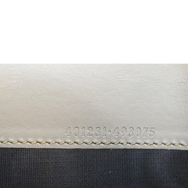 GUCCI Dionysus GG Supreme Crossbody Chain Wallet Beige 401231