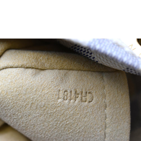 LOUIS VUITTON Artsy MM Damier Azur Hobo Bag White