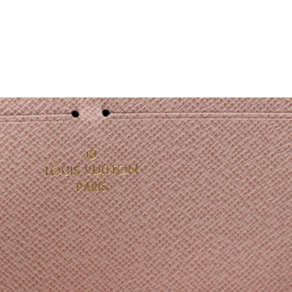 LOUIS VUITTON Clemence Damier Azur Wallet White