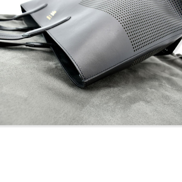 Tom Ford East/West Graphic T Perforated Leather Tote Bag