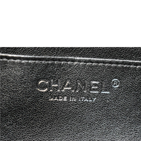 Chanel Classic Rectangle Flap Mini Lambskin Leather Crossbody Bag Black - Hot Deals