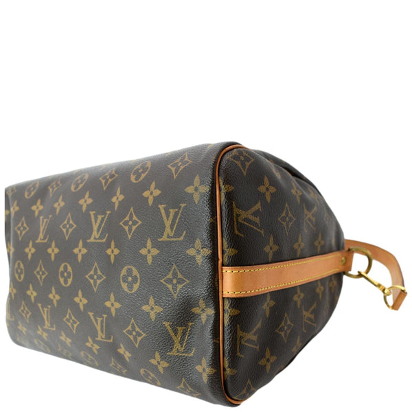 LOUIS VUITTON Speedy 30 Bandouliere Monogram Canvas Shoulder Bag Brown