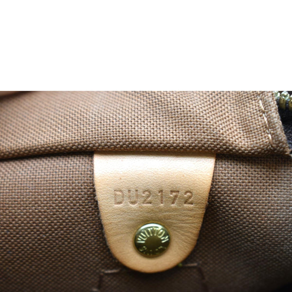 LOUIS VUITTON Speedy 30 Bandouliere Monogram Canvas Shoulder Bag Brown