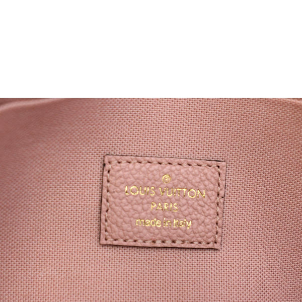 LOUIS VUITTON Pochette Felicie Monogram Leather Chain Wallet Pink