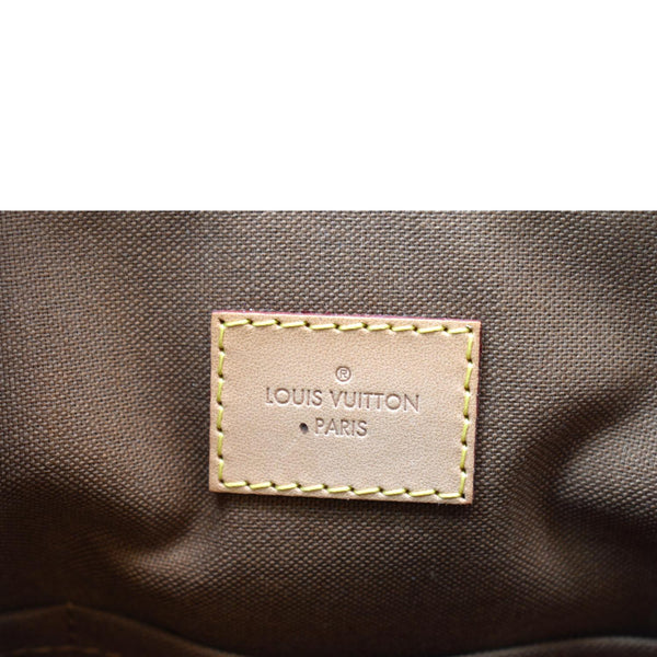 LOUIS VUITTON Tivoli PM Monogram Canvas Satchel Bag Brown