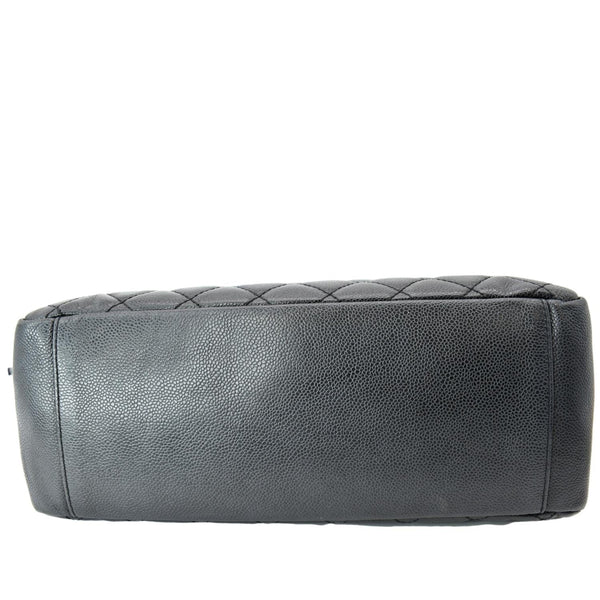CHANEL Grand Shopping GST Caviar Leather Tote Bag Black