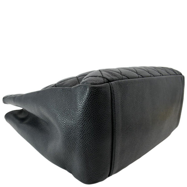 CHANEL Grand Shopping GST Caviar Leather Tote Bag Black