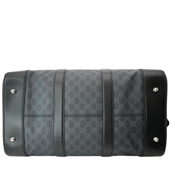 GUCCI Carry-on GG Supreme Canvas Duffle Bag Black 474131