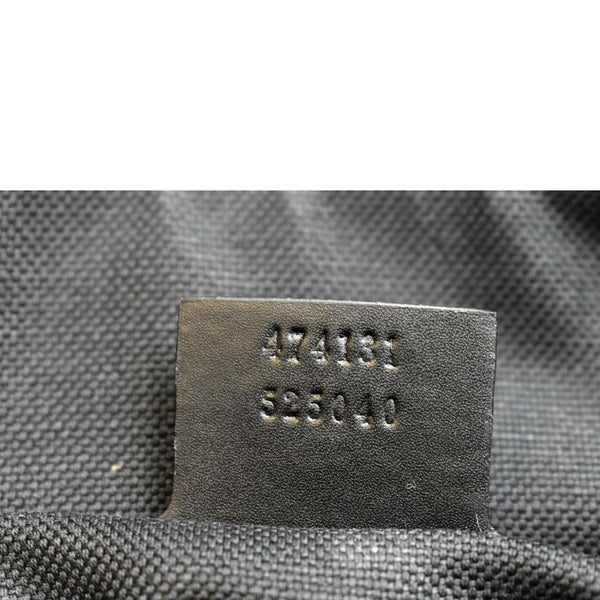 GUCCI Carry-on GG Supreme Canvas Duffle Bag Black 474131