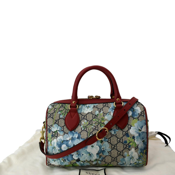 GUCCI Floral Blooms Small GG Supreme Monogram Boston Bag 546314
