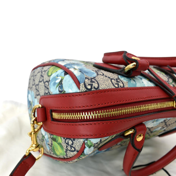 GUCCI Floral Blooms Small GG Supreme Monogram Boston Bag 546314