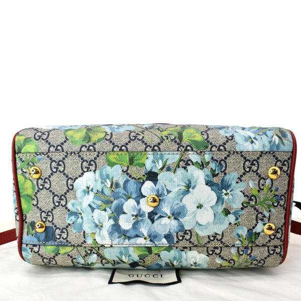 GUCCI Floral Blooms Small GG Supreme Monogram Boston Bag 546314