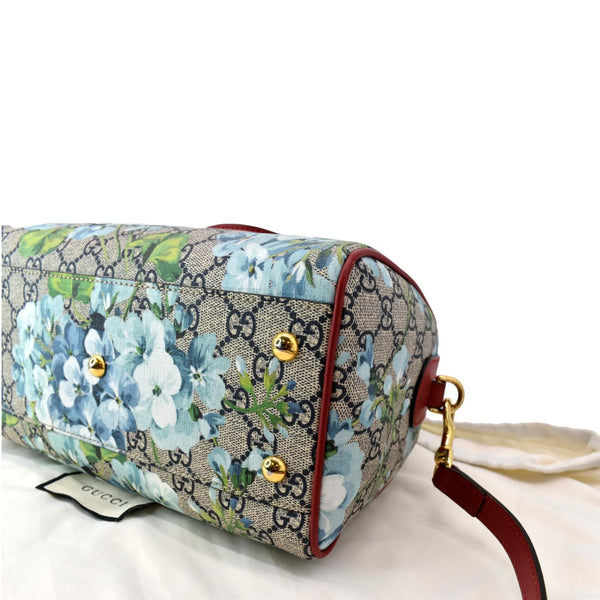 GUCCI Floral Blooms Small GG Supreme Monogram Boston Bag 546314