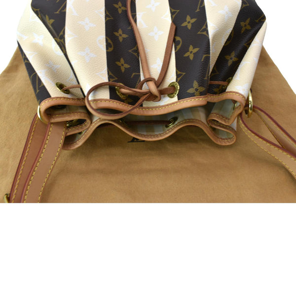 LOUIS VUITTON Petit Noe Monogram Rayures Shoulder Bag Multicolor