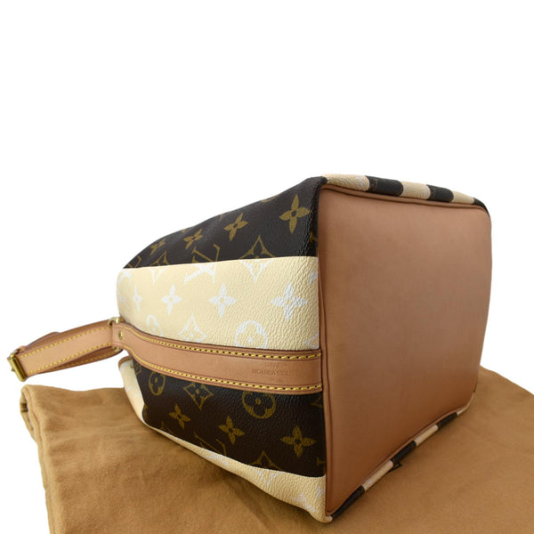 LOUIS VUITTON Petit Noe Monogram Rayures Shoulder Bag Multicolor