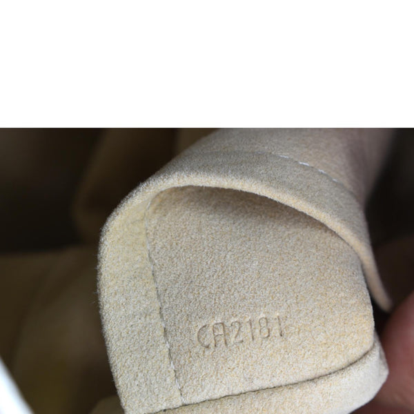 LOUIS VUITTON Artsy MM Damier Azur Hobo Bag White