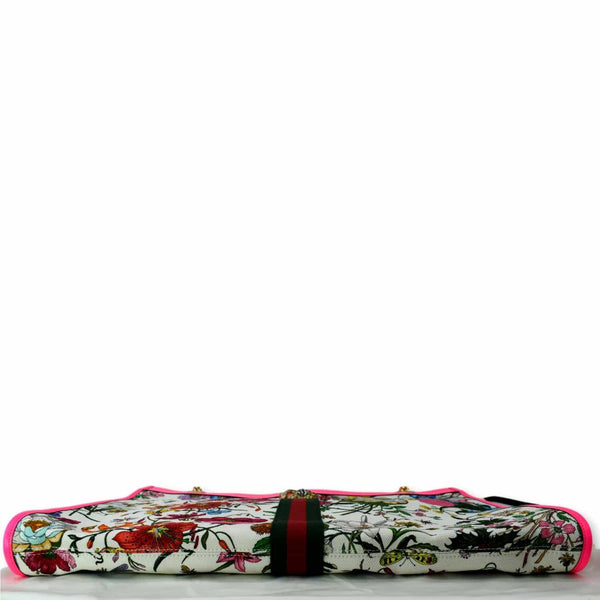 GUCCI Floral Rajah Large Canvas Leather Tote Bag Multicolor 537219