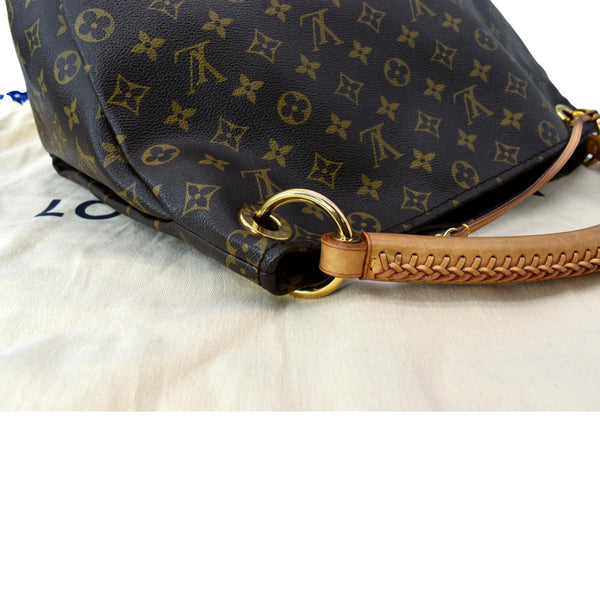 LOUIS VUITTON Artsy MM Monogram Canvas Hobo Bag Brown
