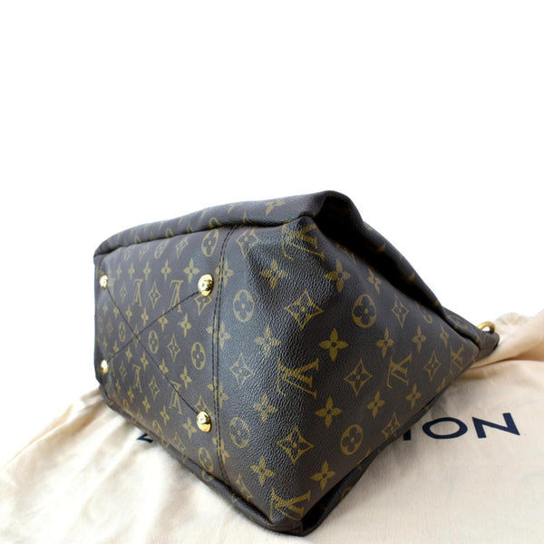 LOUIS VUITTON Artsy MM Monogram Canvas Hobo Bag Brown