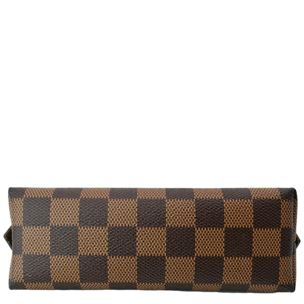 LOUIS VUITTON Damier Ebene Cosmetic Pouch Brown