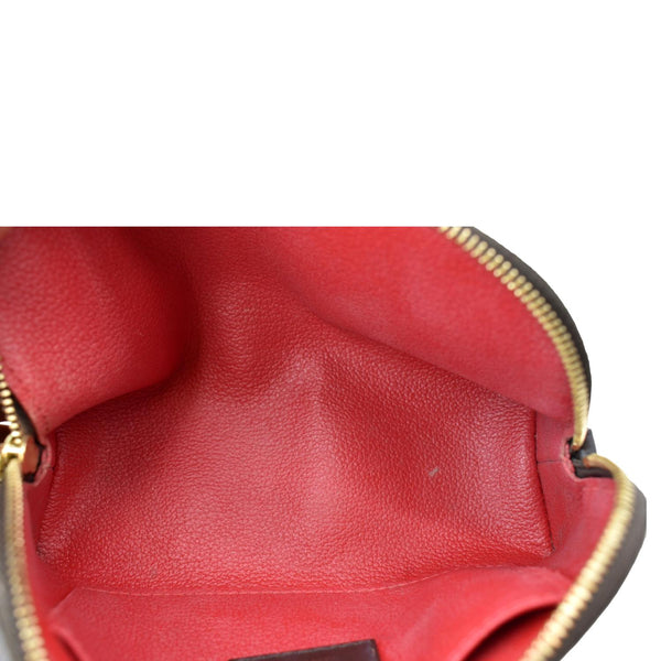 LOUIS VUITTON Damier Ebene Cosmetic Pouch Brown