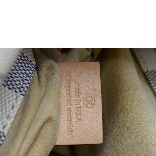 LOUIS VUITTON Artsy MM Damier Azur Hobo Bag White