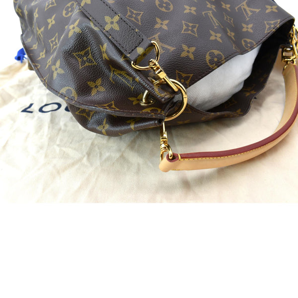 LOUIS VUITTON Metis Hobo Monogram Canvas Shoulder Bag Brown