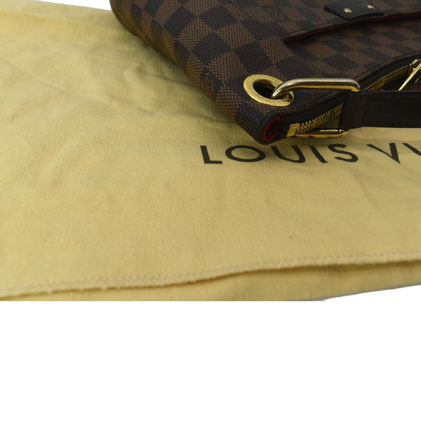 LOUIS VUITTON South Bank Besace Damier Ebene Crossbody Bag Brown